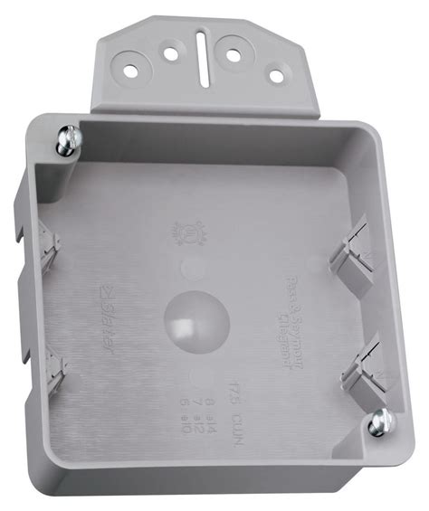 4 square electrical box with bracket|shallow 4 square electrical box.